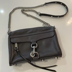 Rebecca Minkoff M.A.C crossbody in gunmetal